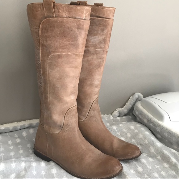frye women's tall riding boots
